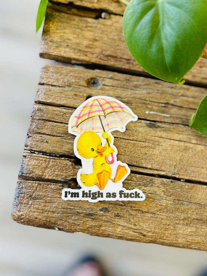I'm High Sticker