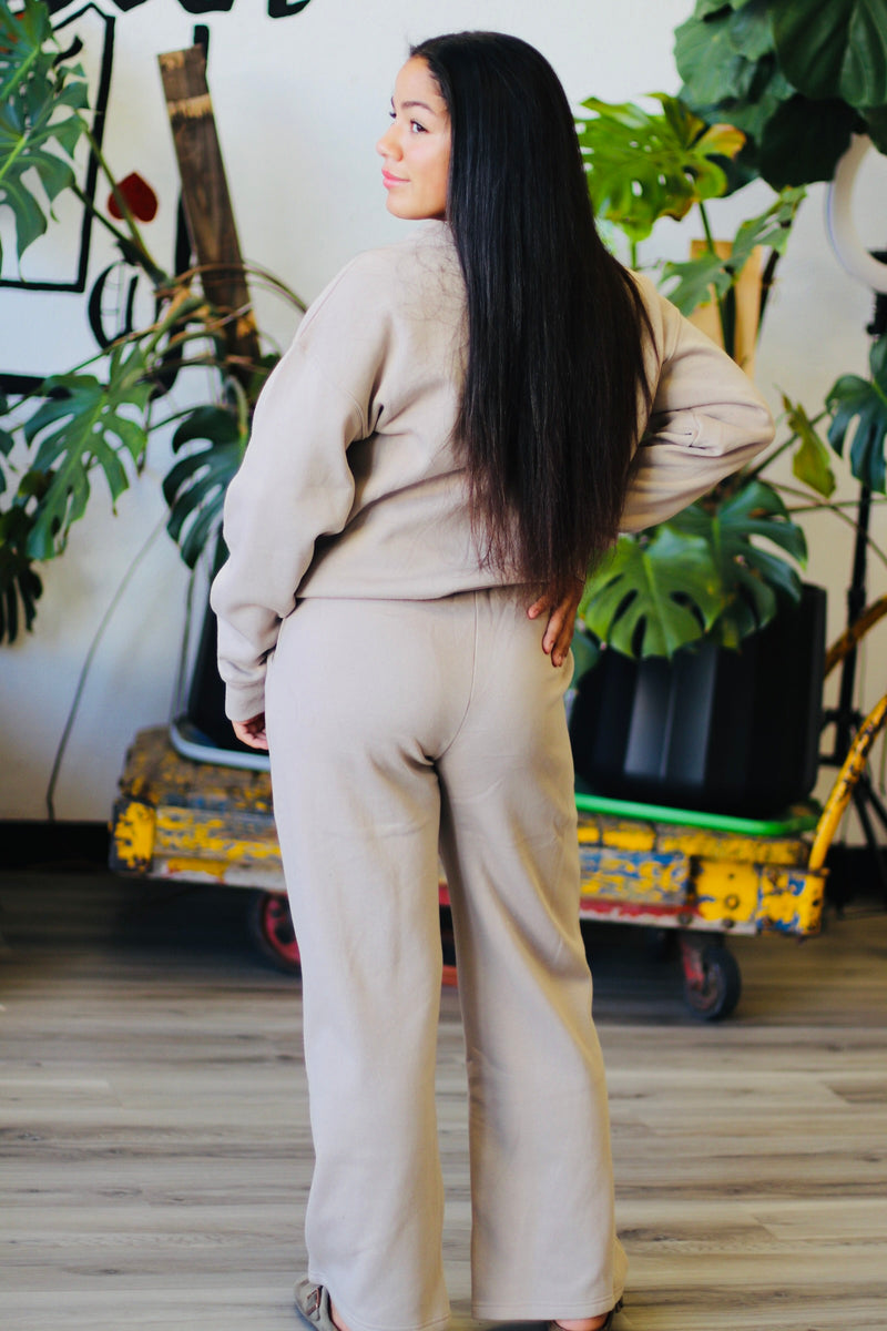 Comfiest Sweat Set Ever + Mocha