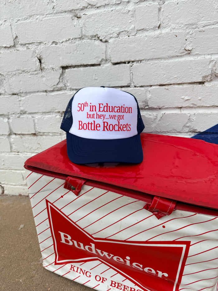 580 Trucker Hat + 50th Navy