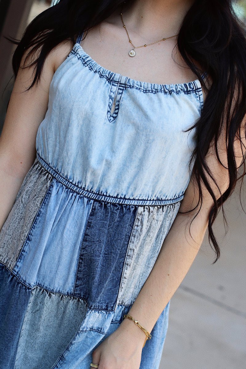 Harmony Denim Mini Dress