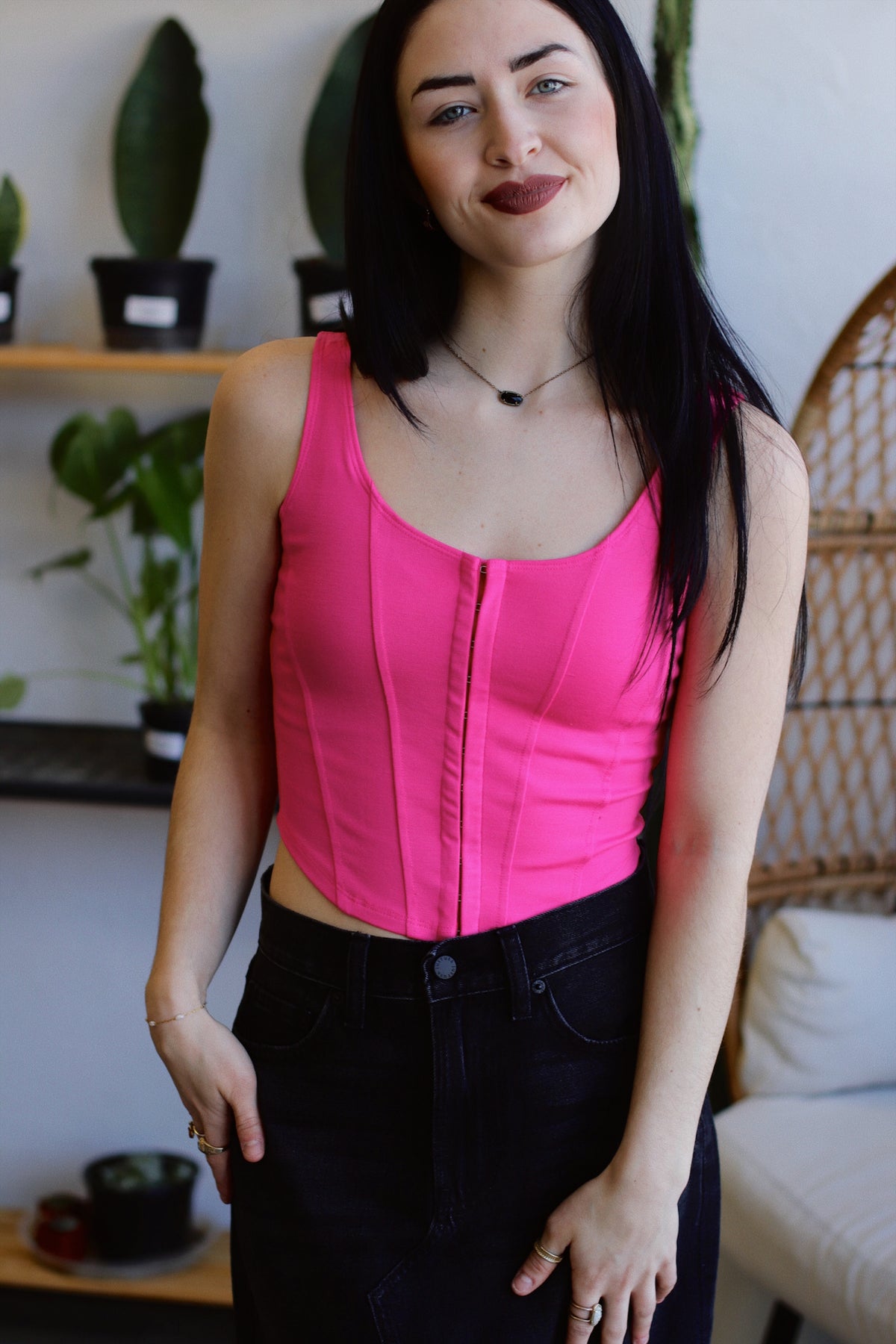 Hooked Corset Top (3 Colors)