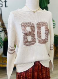 Distressed Knit 80 Jersey