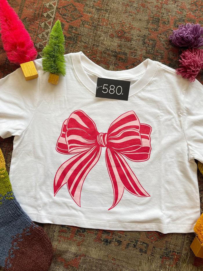 Bow Crop Tee