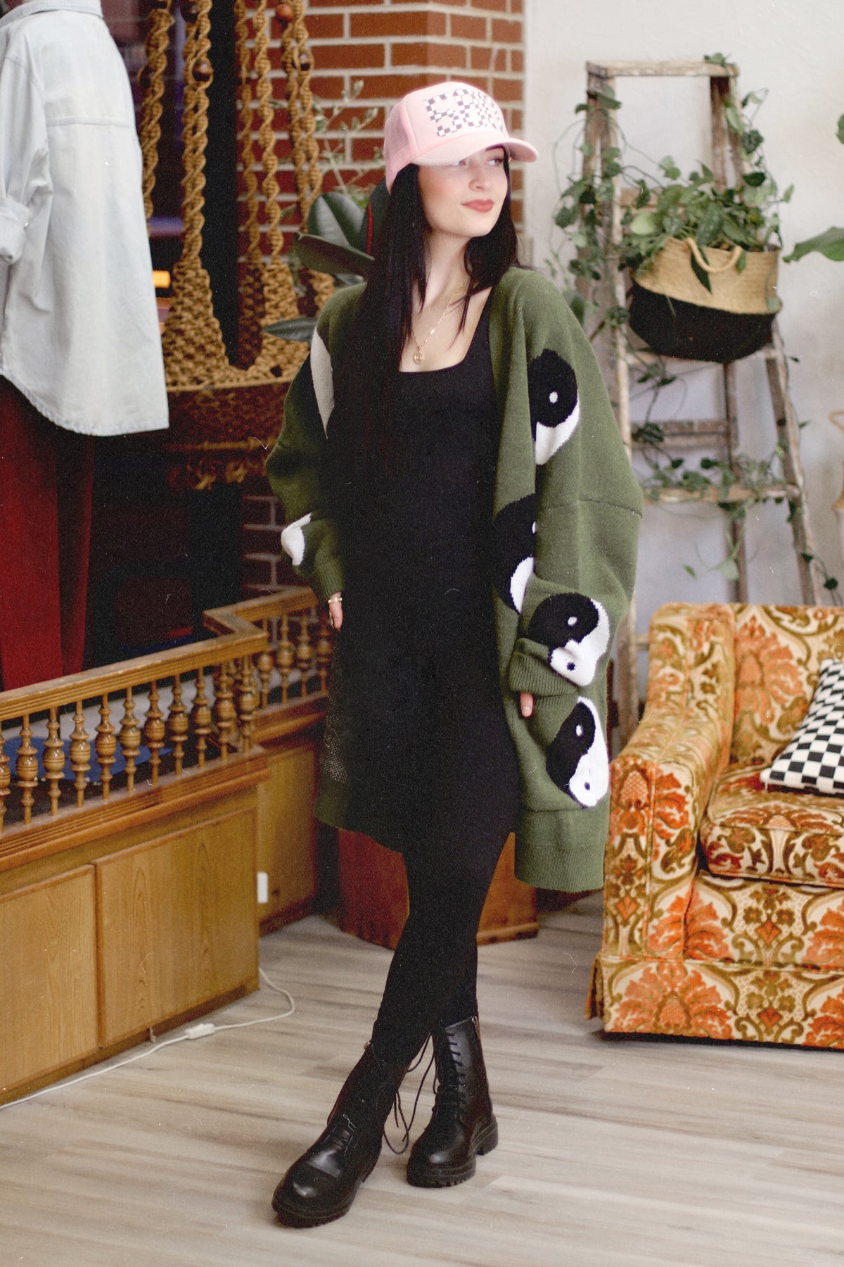 The Best Yin Yang Cardigan in Olive