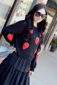 Darling Strawberry Sweater