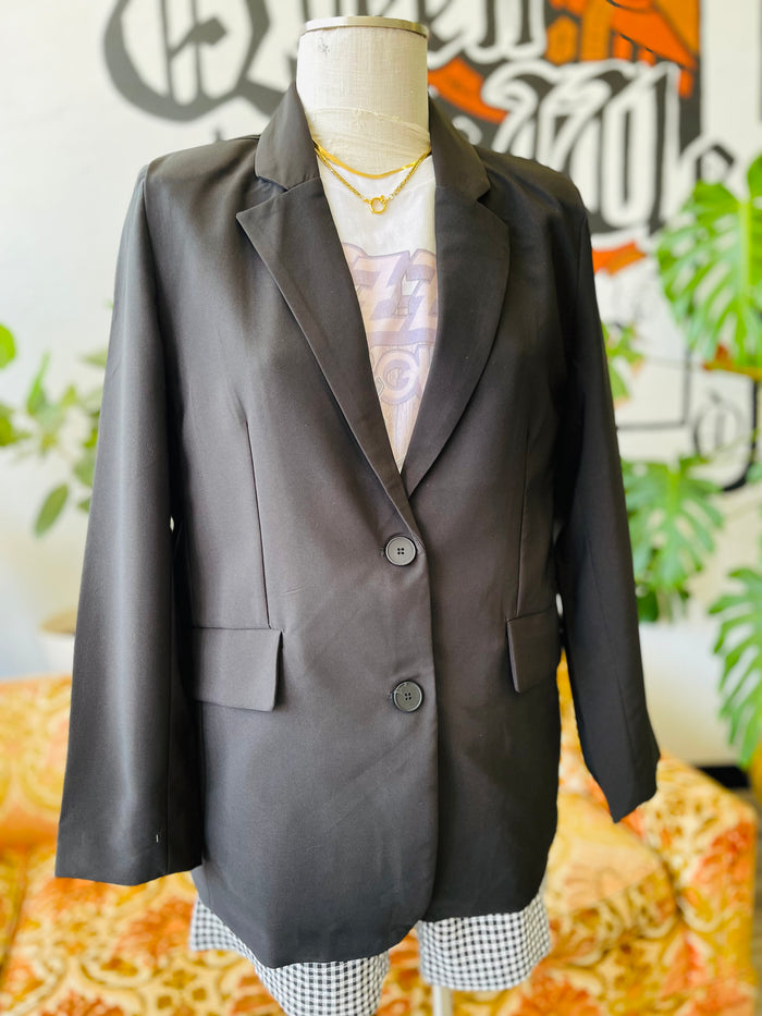 580 Friday Fashion Week Blazer in Black