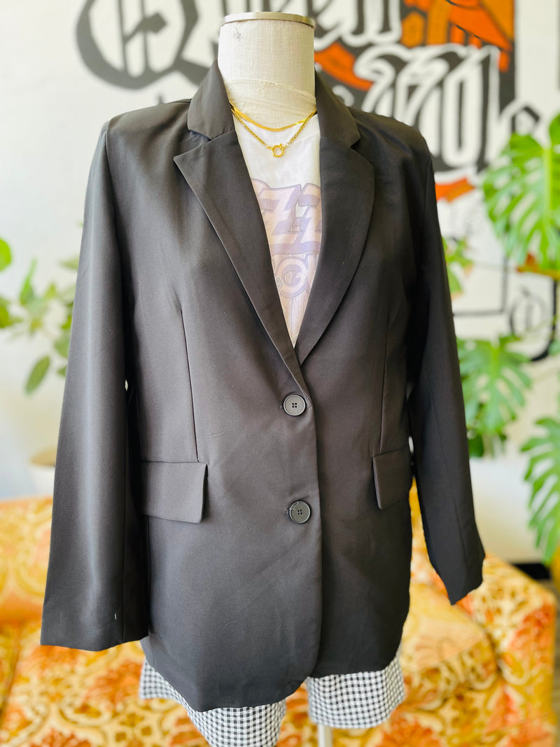 580 Friday Fashion Week Blazer in Black