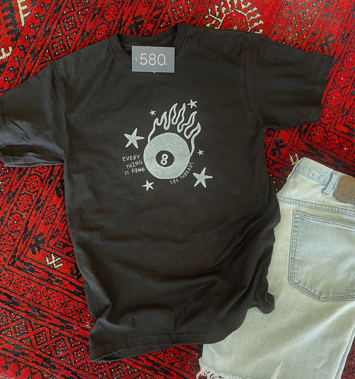 Every Thing Is FiNe - Black Tee