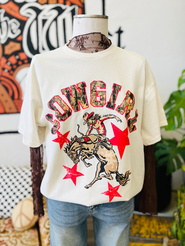 Cowgirl Camo Graphic Tee