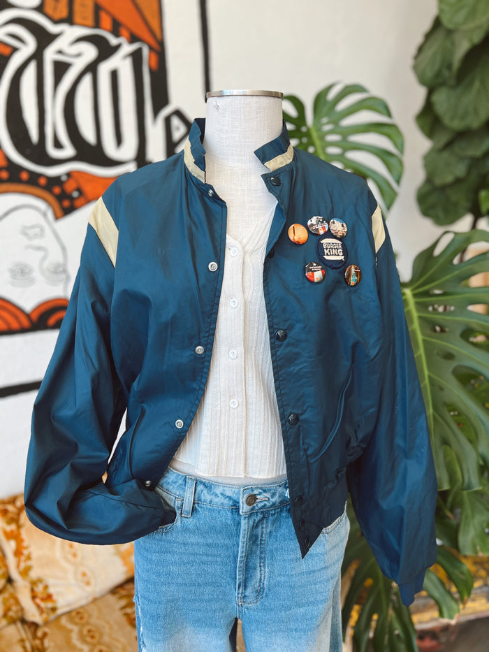Vault Vintage | BK Bomber Style Pin Jacket M/L