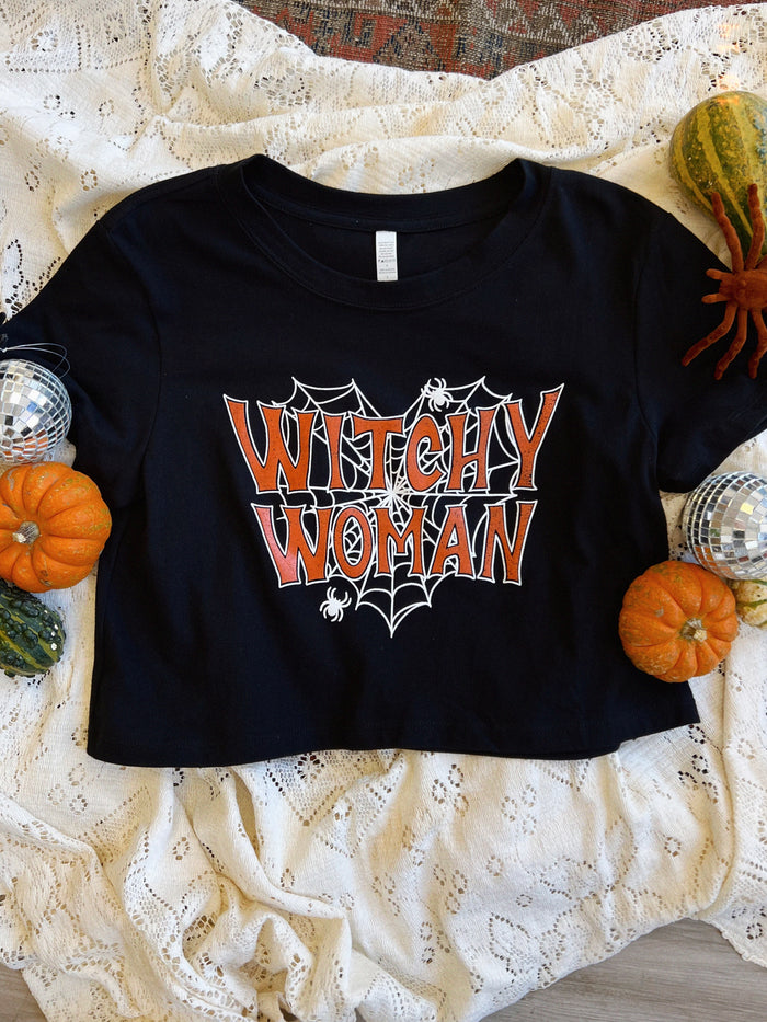 Witchy Woman Crop Graphic Tee