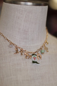 Gold Western Vibe Charm Necklace