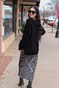 Britt's Fave Midi Skirt + Black Leo