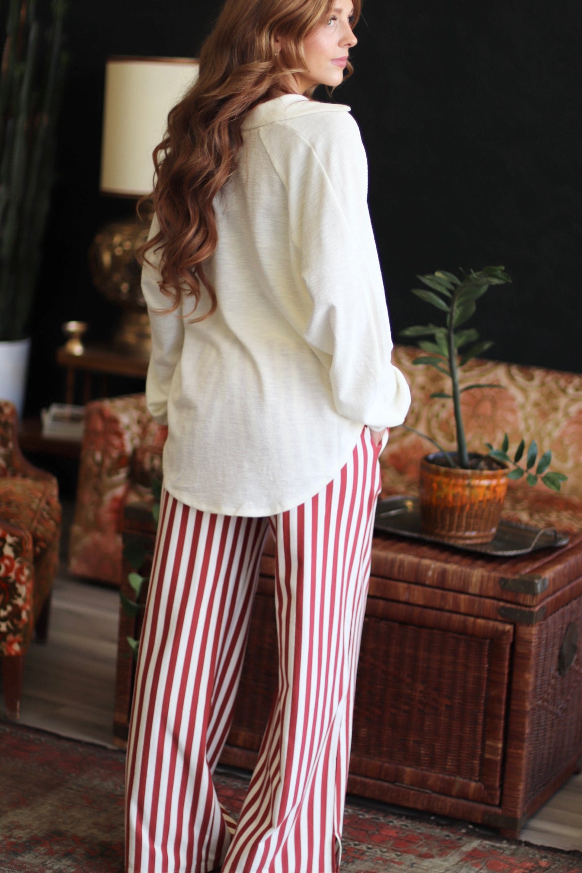Stella Stripe Pants + Rust