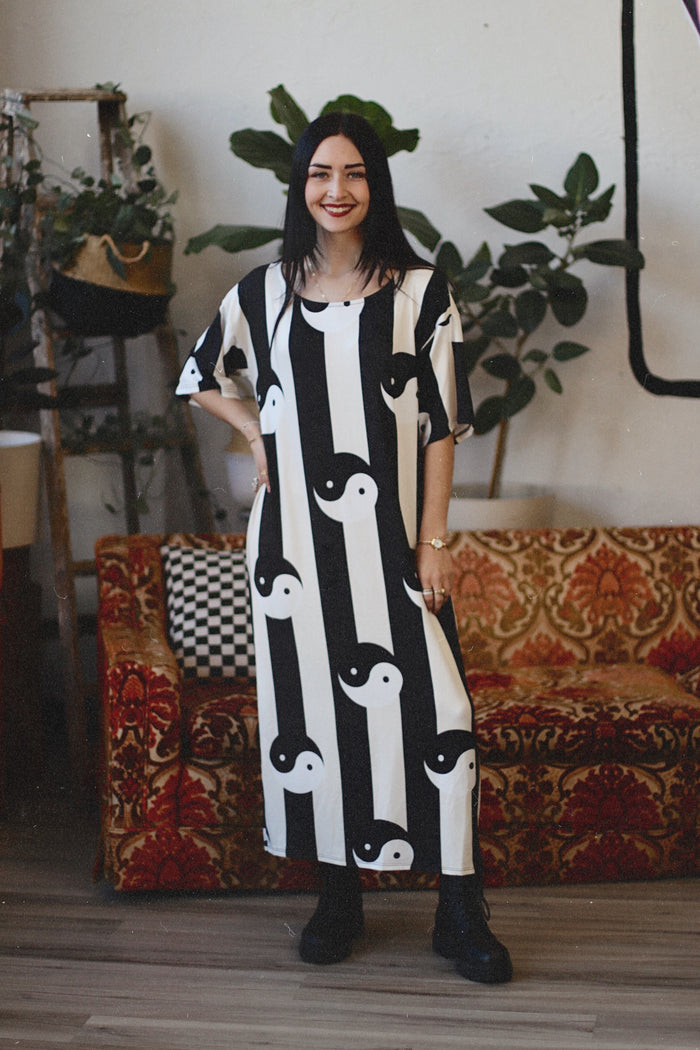 Yin Yang Midi Dress