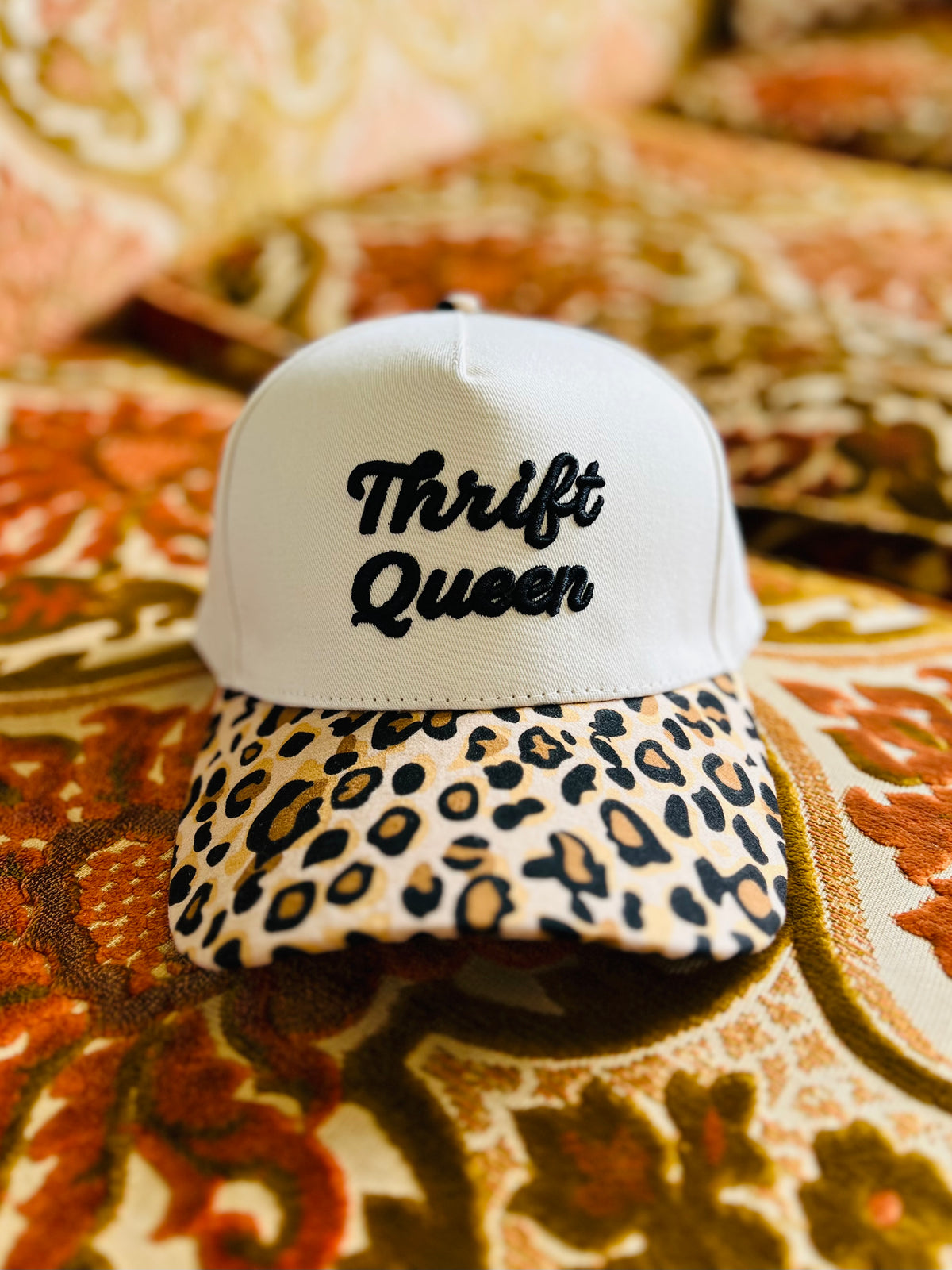 Thrift Queen Hat + Leopard