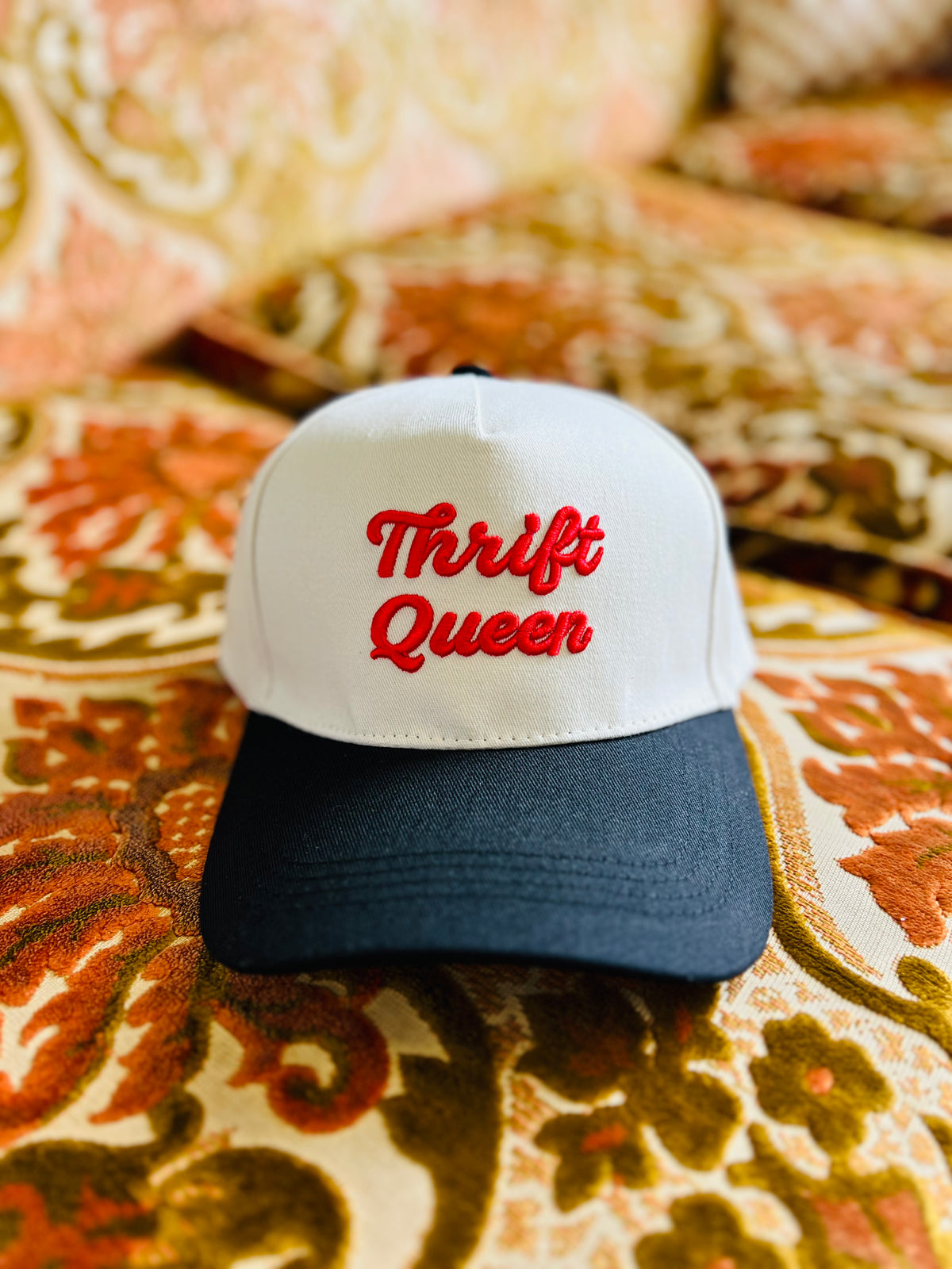 Thrift Queen Hat + Black/Red