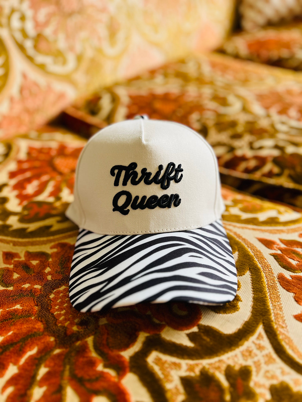 Thrift Queen Hat + Zebra