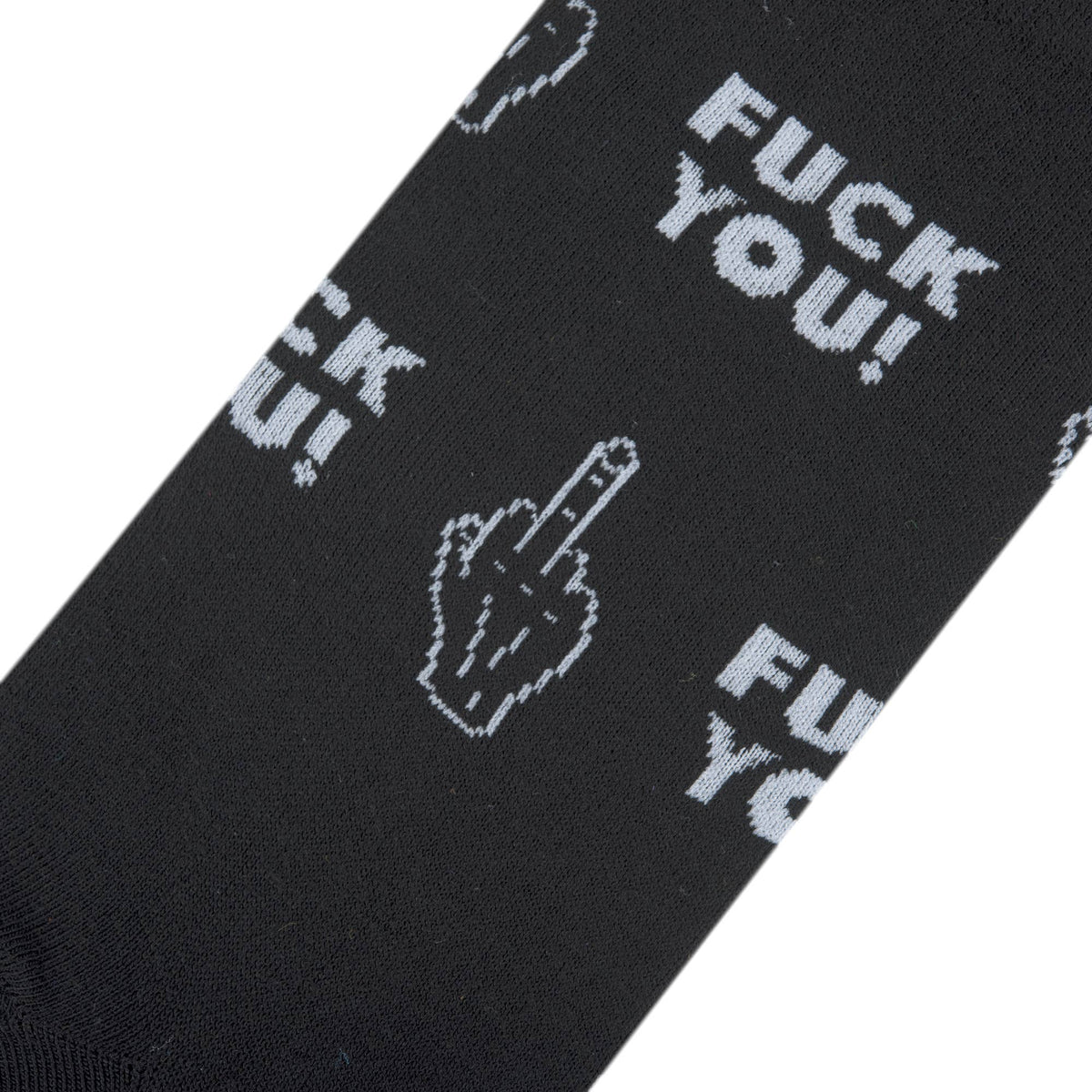 Crazy Socks - Mens Crew - Fuck You