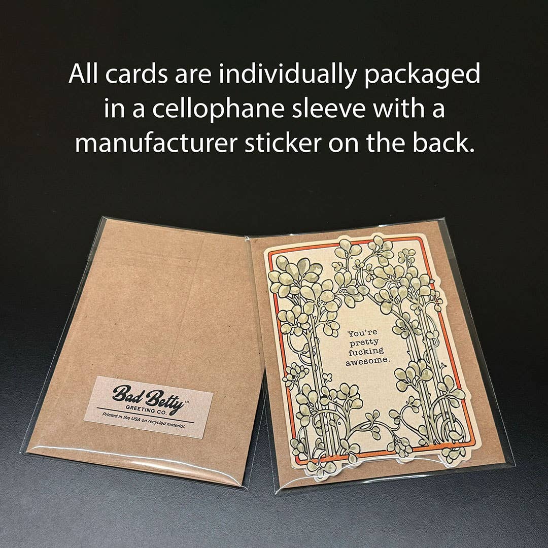 Damn Bitch, You Is Fine - Funny Romance Anniversary Card