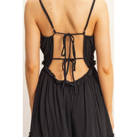 Flowy Mini Dress in Black