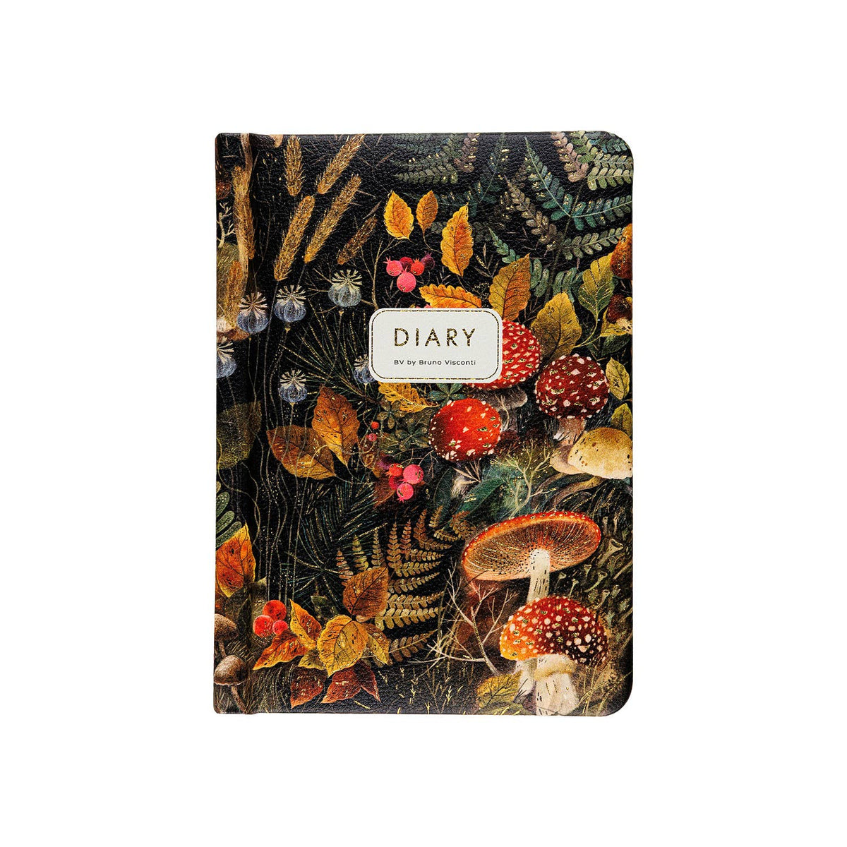 A6 Mini Vegan Leather Hardcover Daily Planner