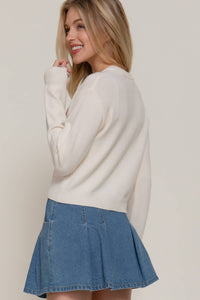 The Cutest Teddy Bear Cardigan