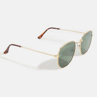 Thin Metallic Frame Fashion Sunglasses