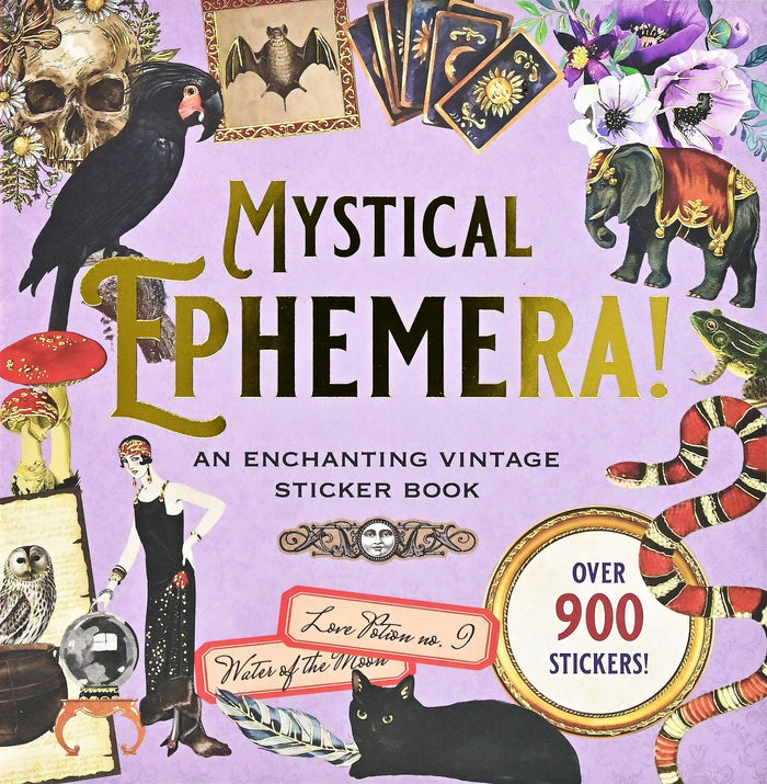 Mystical Ephemera! Vintage Sticker Book