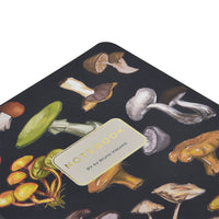Mushrooms on Black Notebook