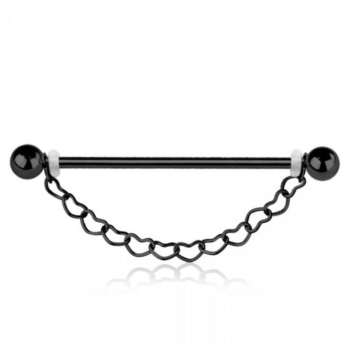 Industrial Bar w/ Chain + Black