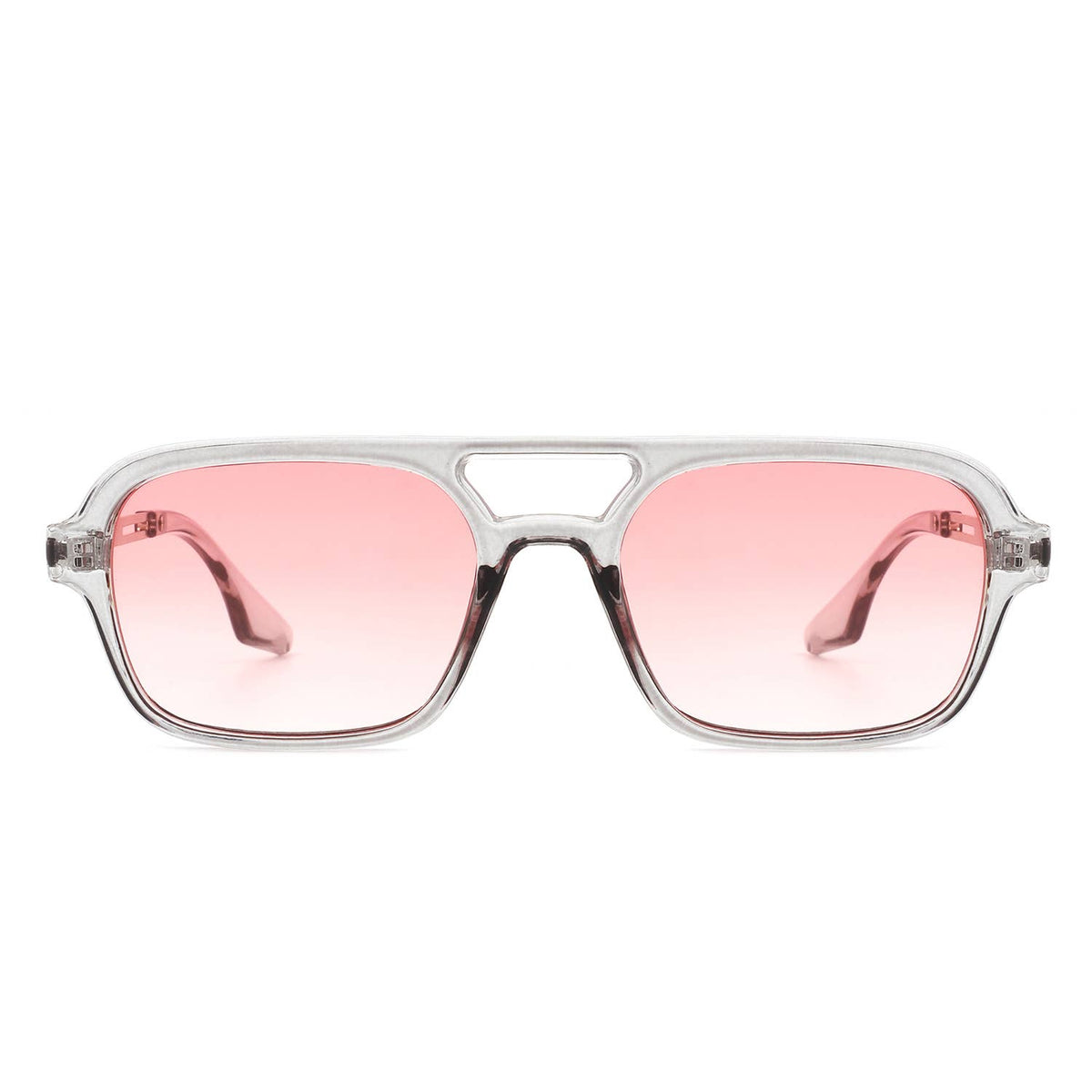 Retro Square Brow-Bar Fashion Aviator Style Sunglasses