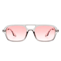 Retro Square Brow-Bar Fashion Aviator Style Sunglasses