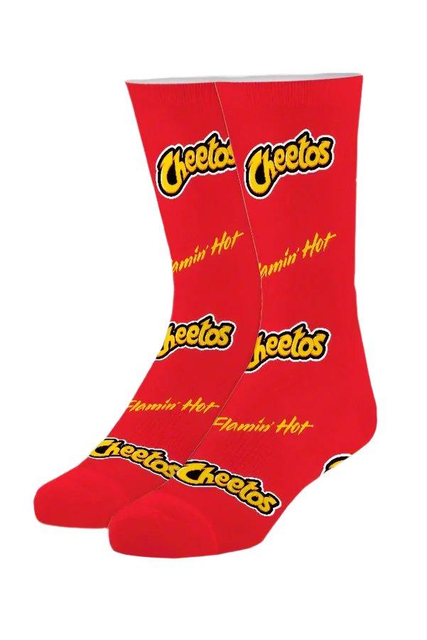 Flamin Hot Cheetos - Mens Crew Folded - Crazy Socks