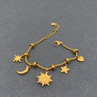 18K Gold Plated Celestial Bracelet