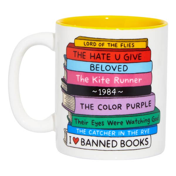 Banned Books Coffee Mug - 580 Threads