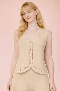Sandy Vest Knit Top
