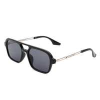 Retro Square Brow-Bar Fashion Aviator Style Sunglasses
