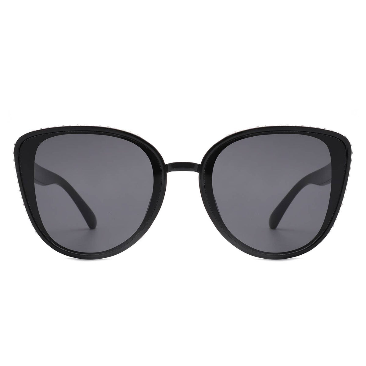 Chic Oversized Cat-Eye Rhinestone Sunglasses