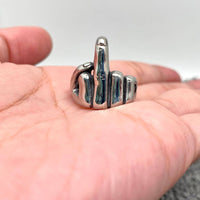 'F*ck' Unisex Chunky Stainless Steel Ring