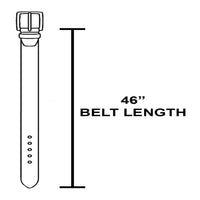 Oval Western Concho Disc Chain Belt