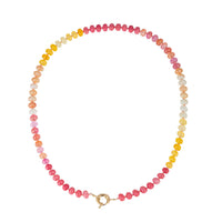 Natural Stone Colorful Beaded Necklace