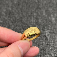 Tomorrow Will Be Better 18K GP Ring