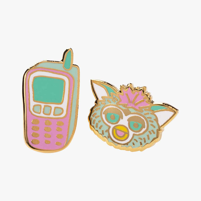 Furby 90s Cell Phone Earrings - 580 Threads