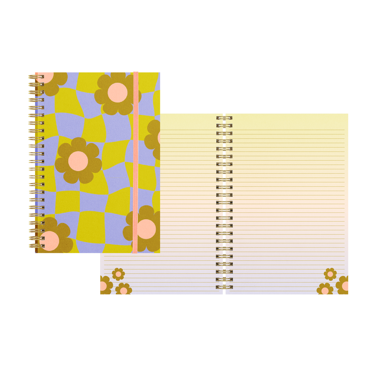 Cool Funky Daisy Notebook - 580 Threads