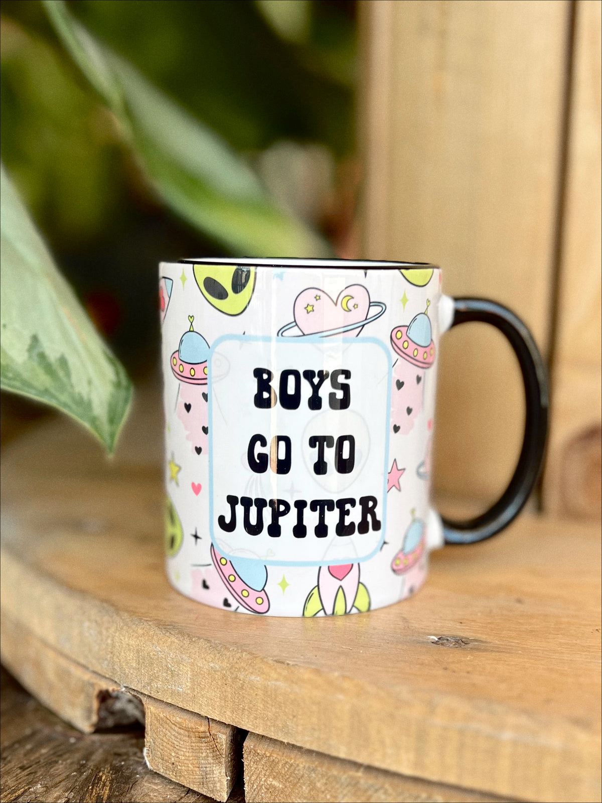 Boys Go To Jupiter Ceramic Mug